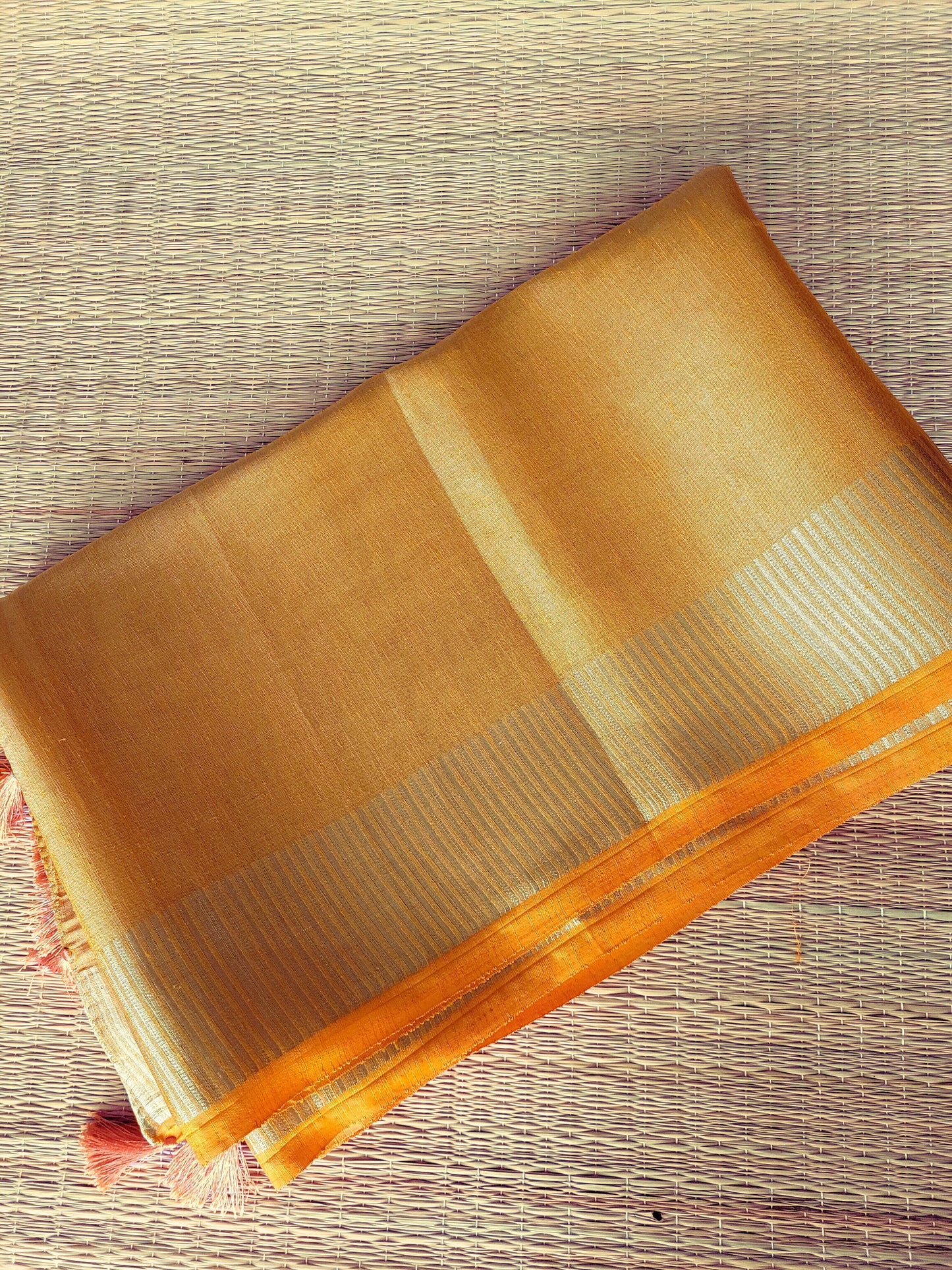 Linen Tissue Silk Saree