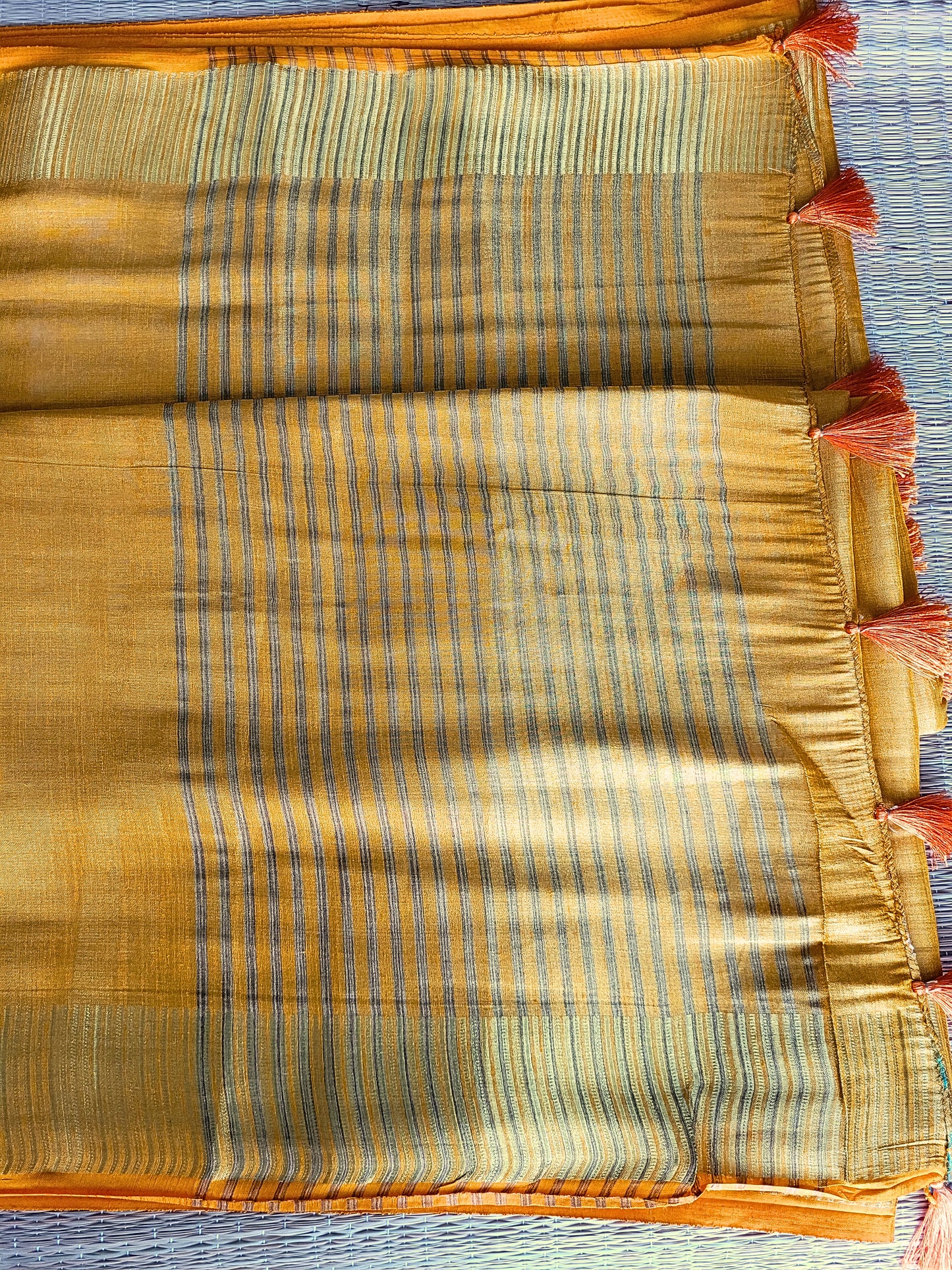 Linen Tissue Silk Saree