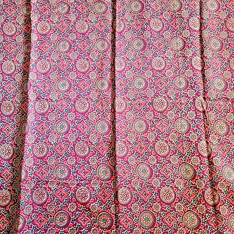 Ajrakh Block Printed Saree