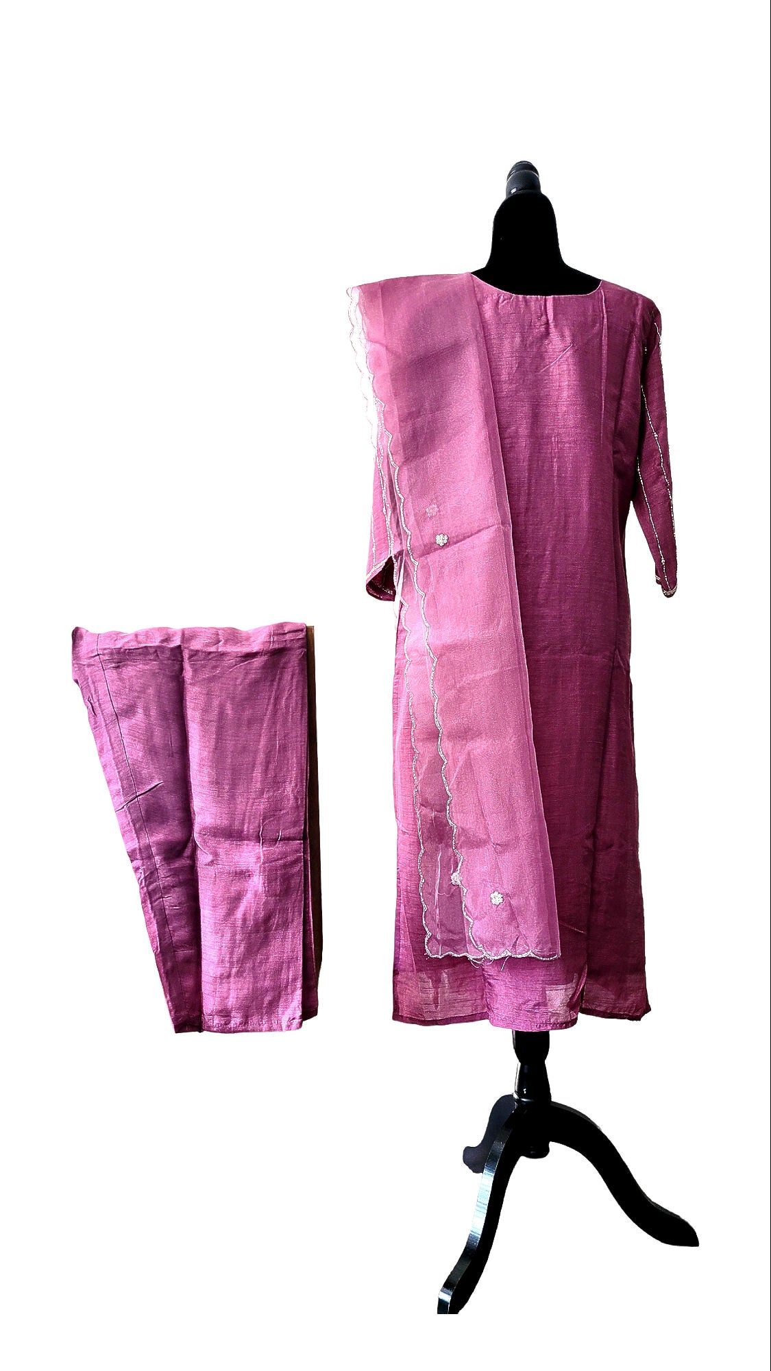 Salwar Suit With Organza Dupatta