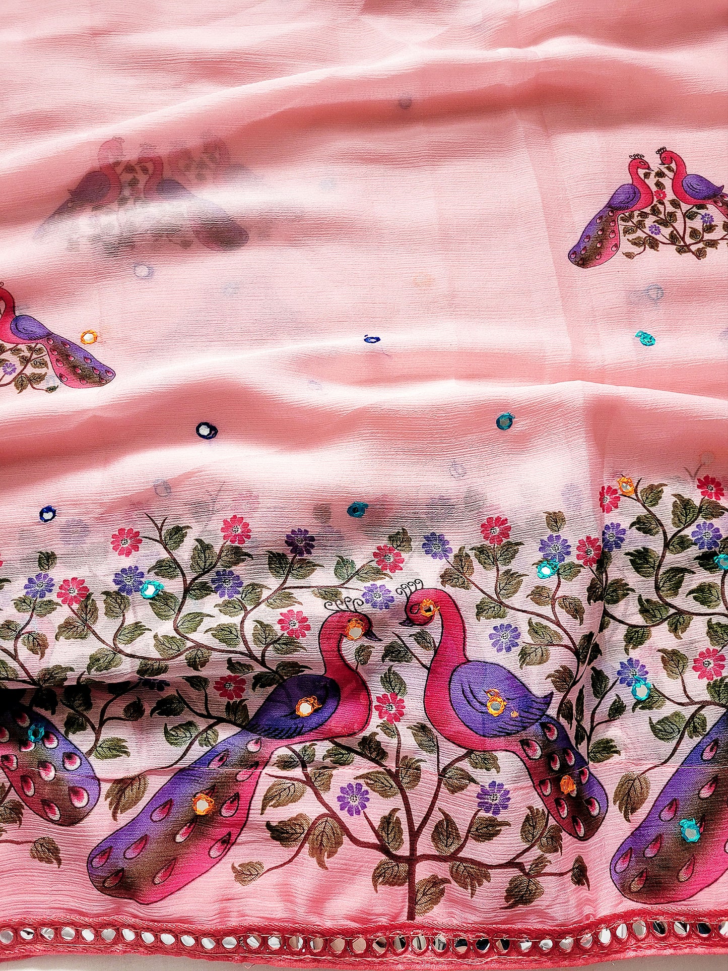 Chiffon Saree With Blouse