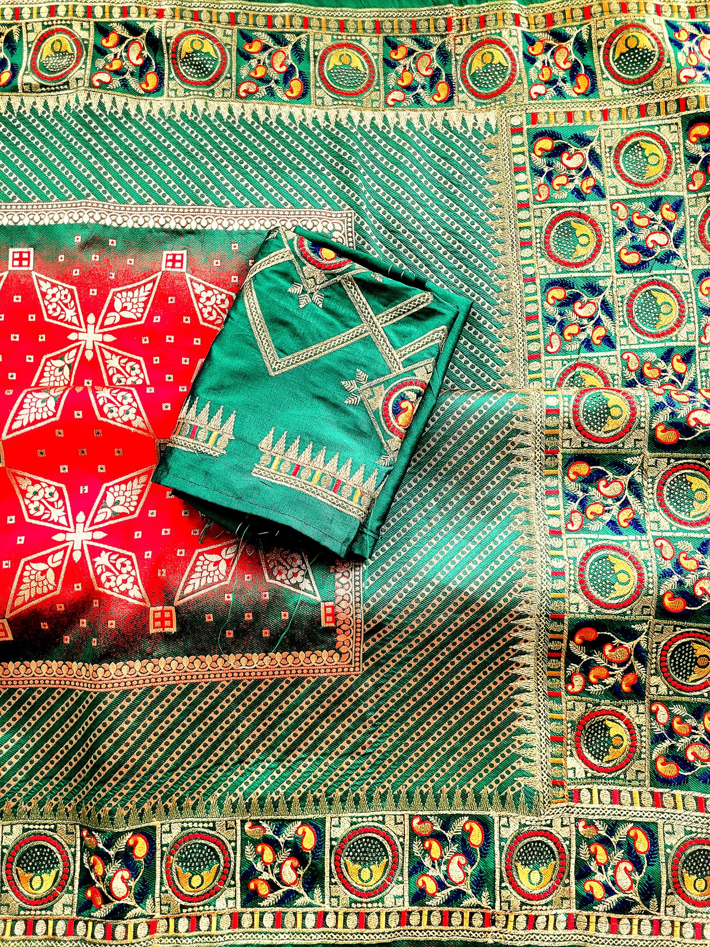 Banarasi Semi Kathan Saree