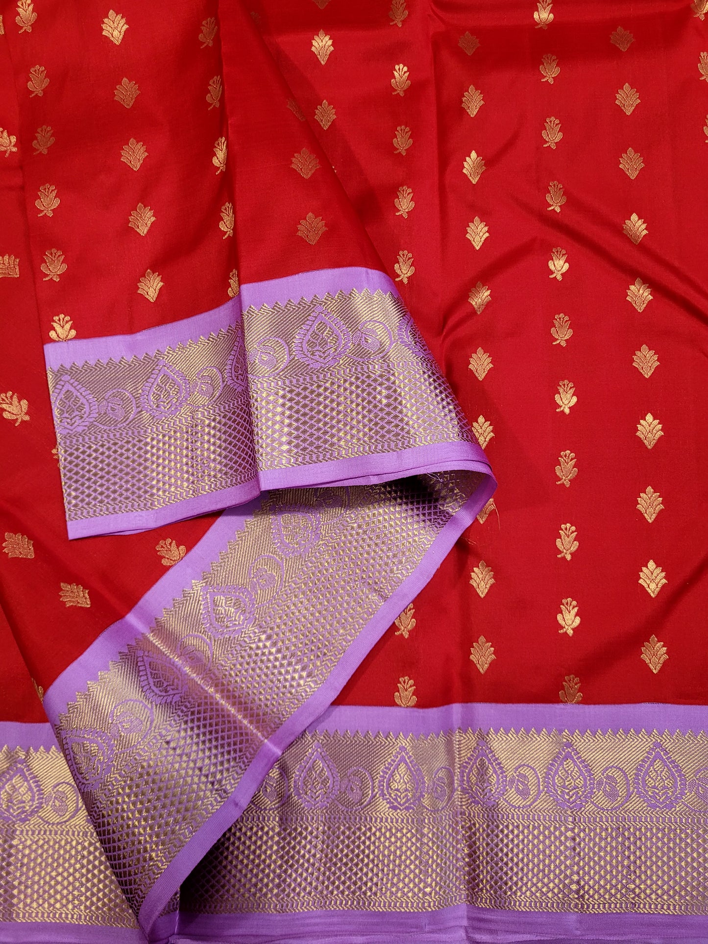 Pure Korvai Kanchipuram Handloom Silk Saree