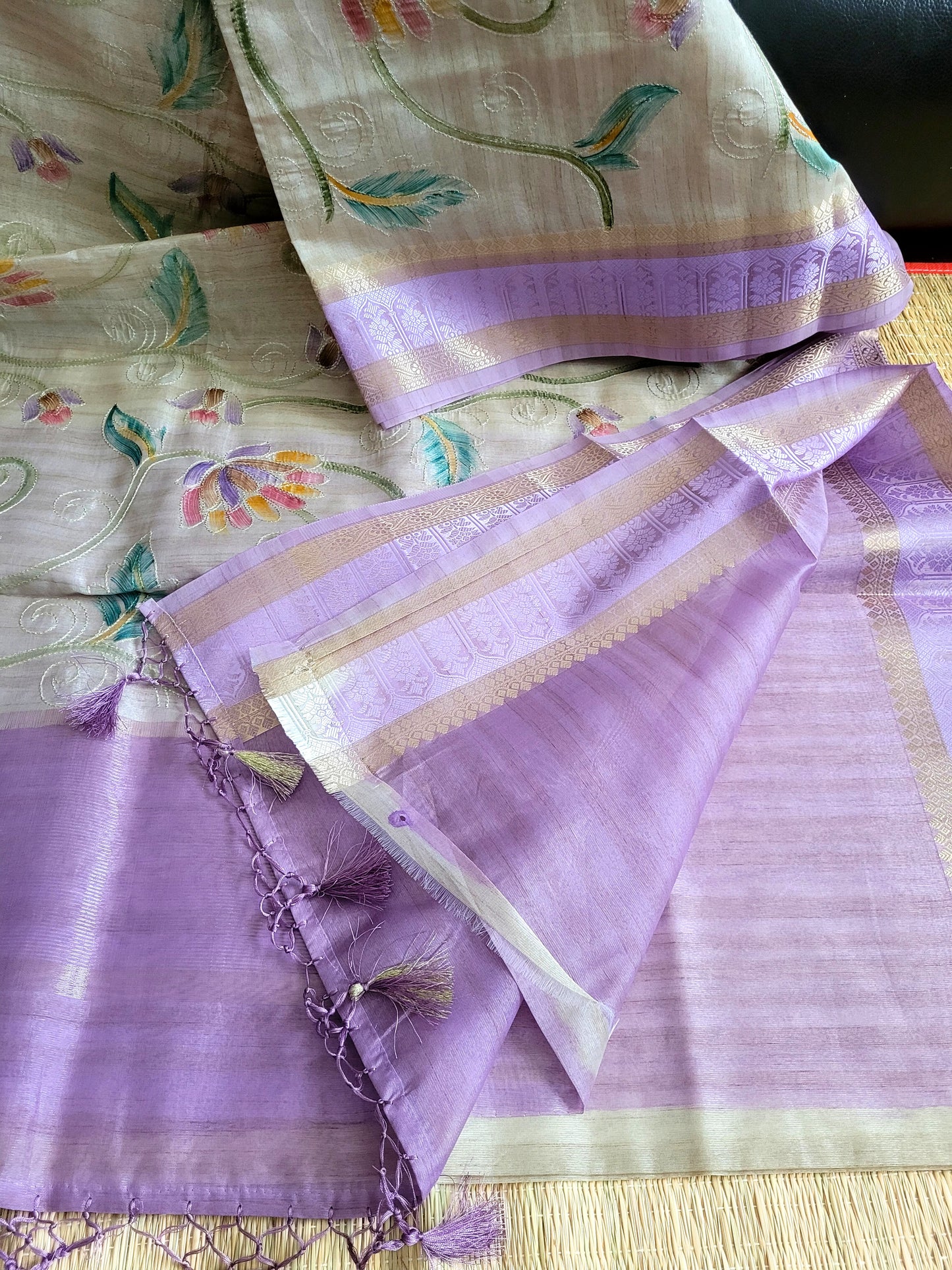 Semi Tussar Silk Saree