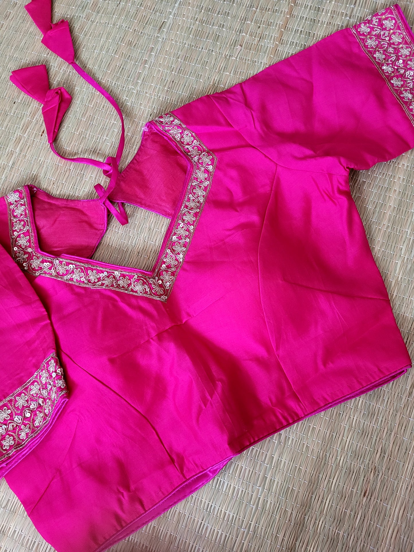 Roman Silk Zardosi Work Blouse