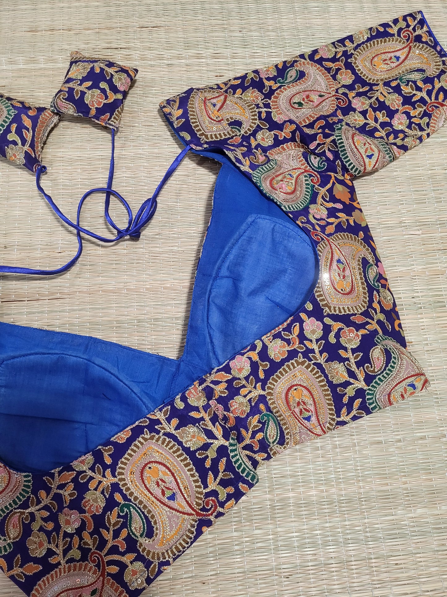 Viscose Chinon Embroidery Blouse