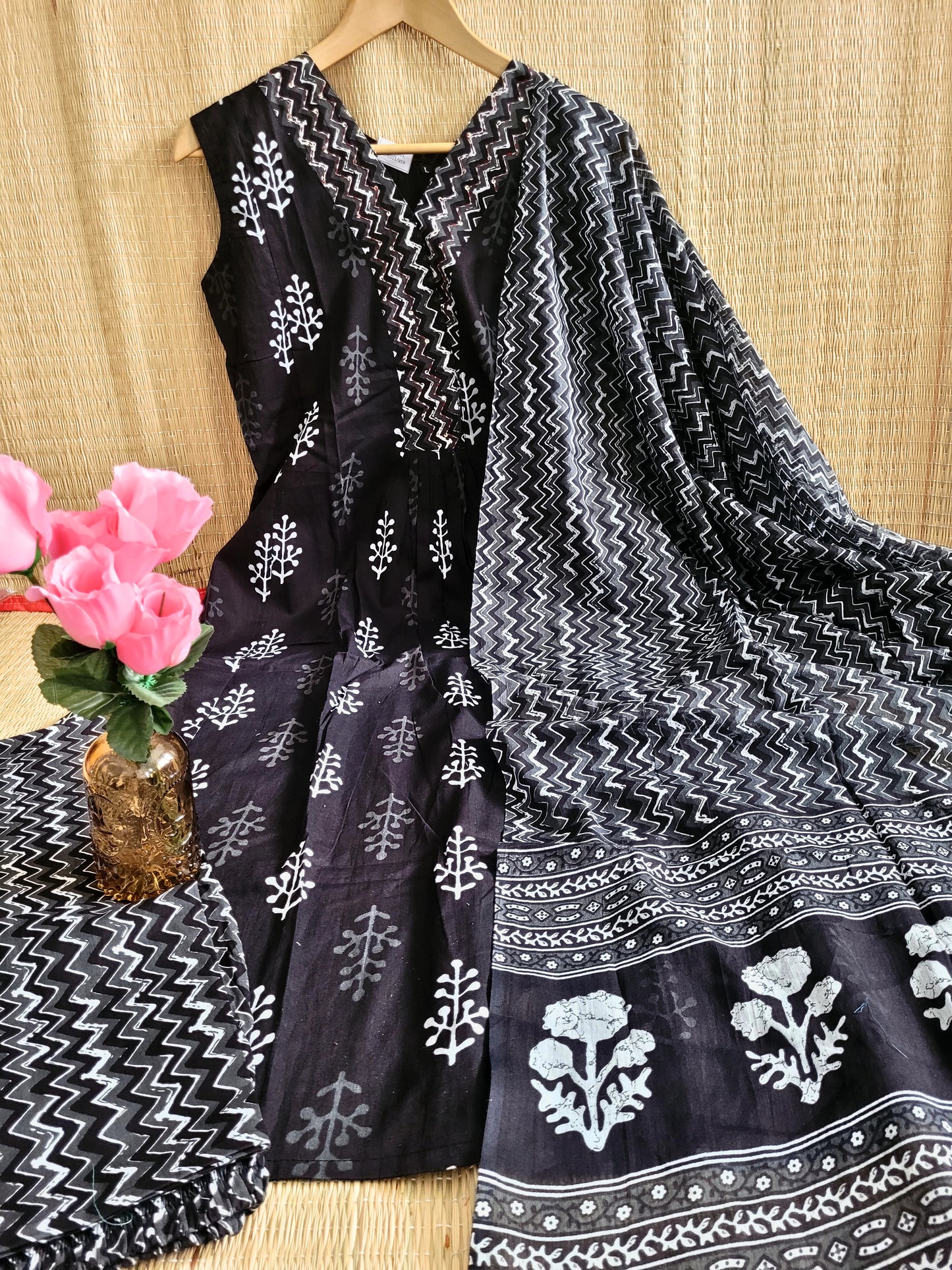 Block Printed Cotton Salwar Suit