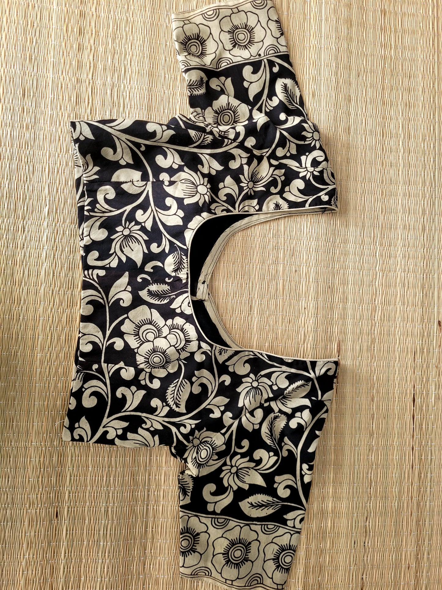 Pen Kalamkari On Chennuri Silk Saree