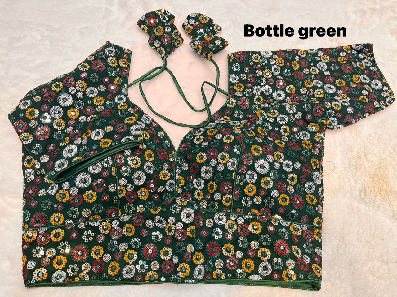 Georgette Sequins Blouse