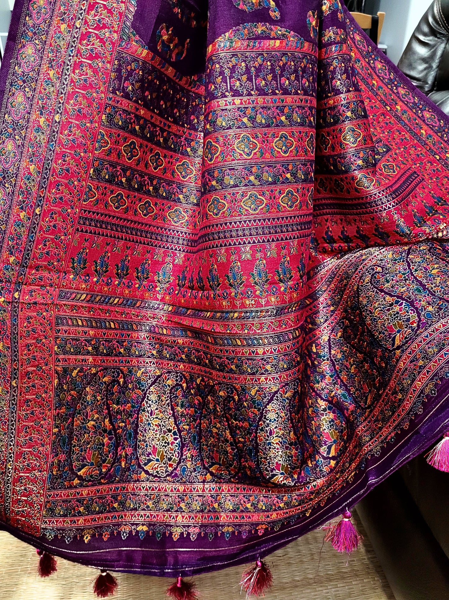 Pashmina Silk Saree