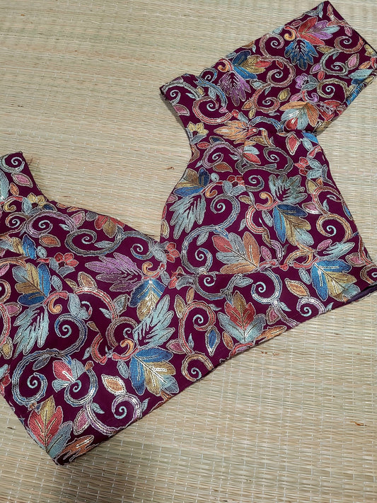 Viscose Georgette Embroidery Blouse