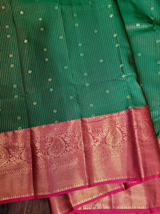 Semi Kanchipuram Handloom Silk Saree