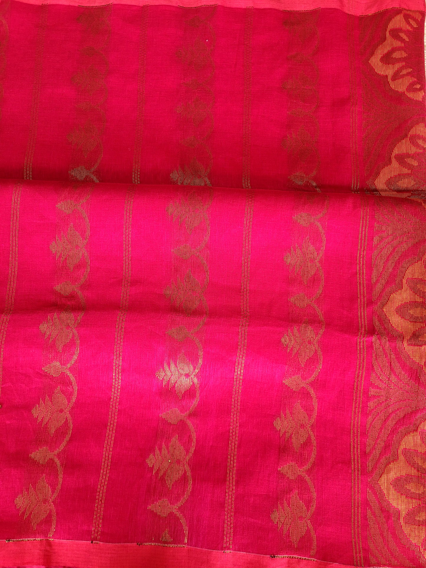 Khadi Linen Banarasi Saree