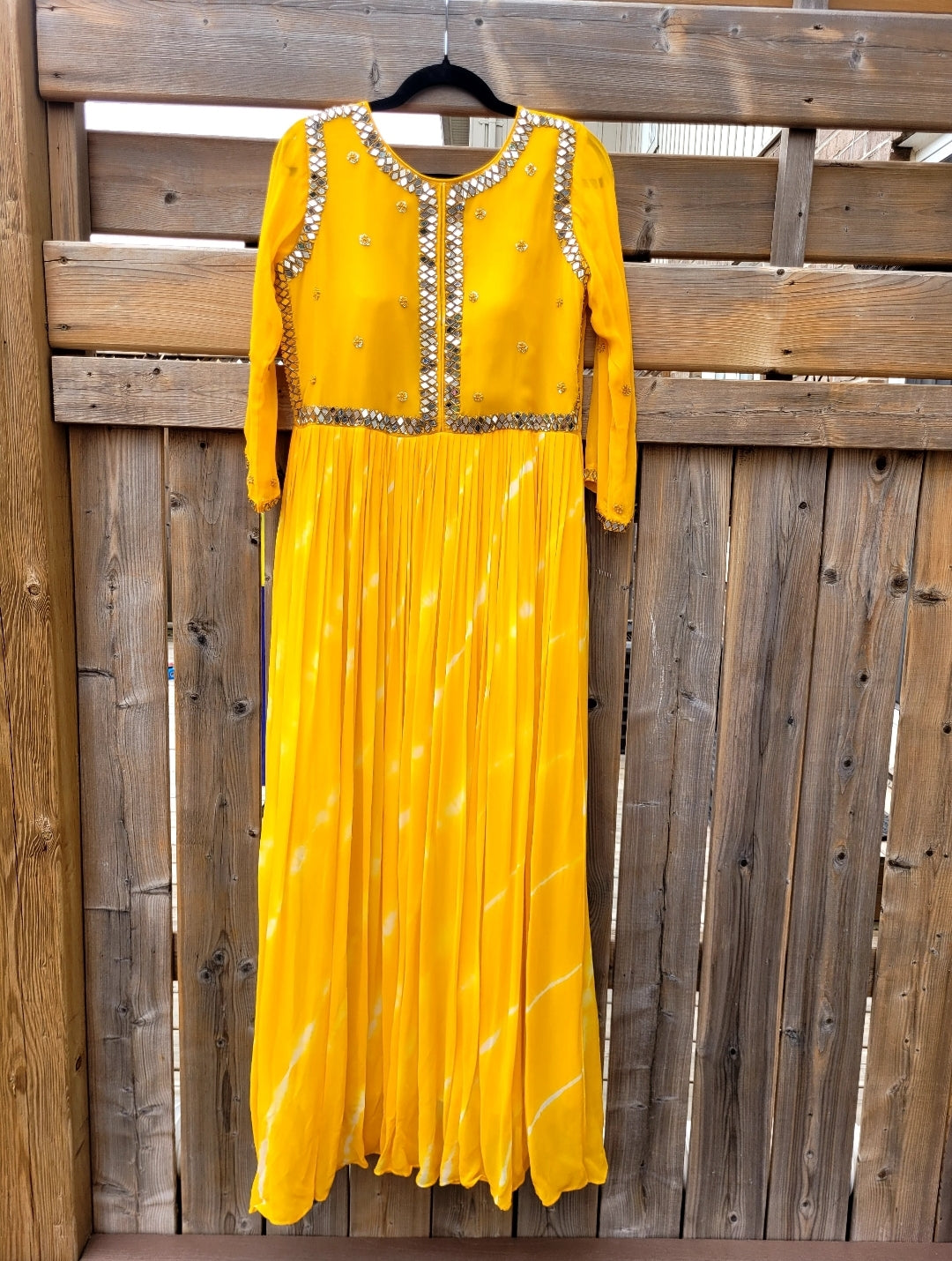 Georgette Embroidery Gown