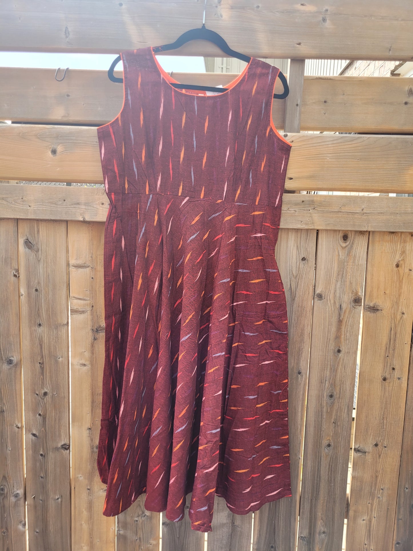 Ikkat Cotton Gown