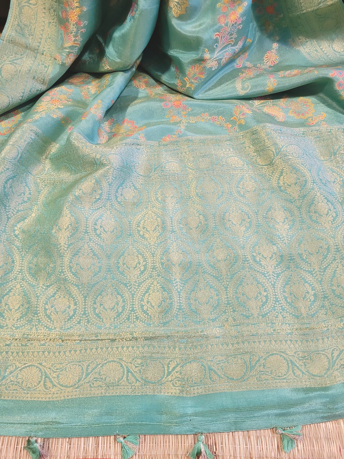 Premium Tissue Banaras Silk Saree