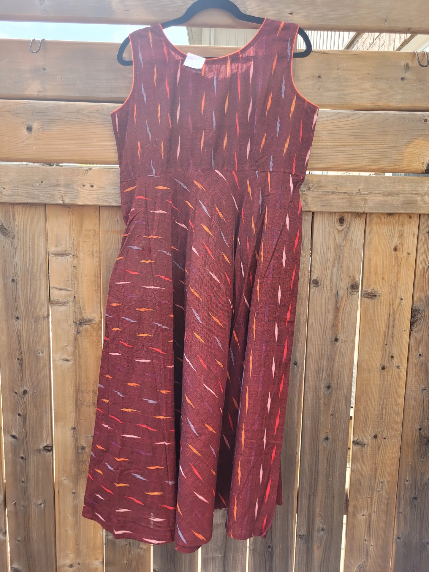 Ikkat Cotton Gown