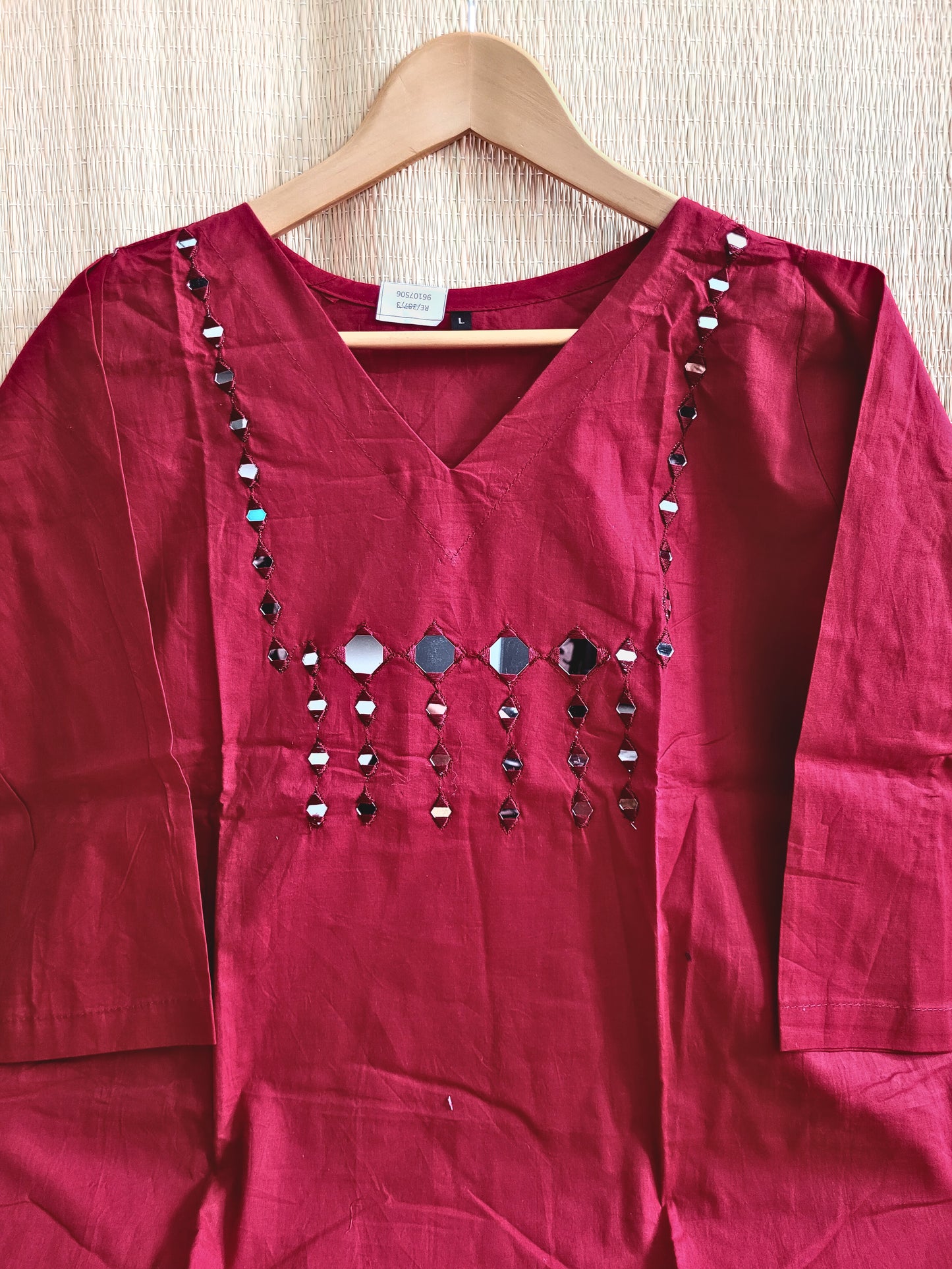 Cotton Embroidery Co-ord Set