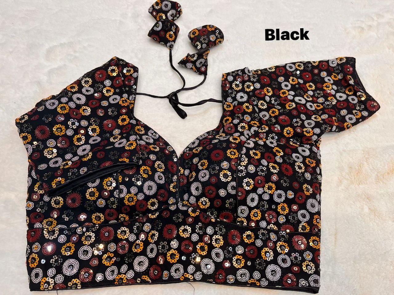 Georgette Sequins Blouse