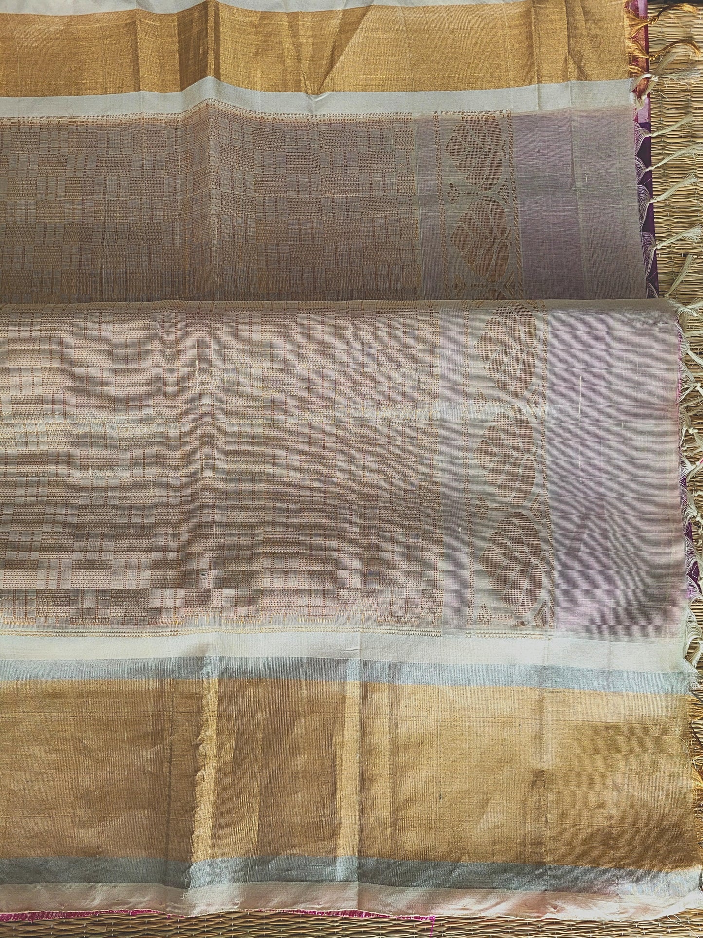 Chanderi Kuppadam Handloom Silk Saree