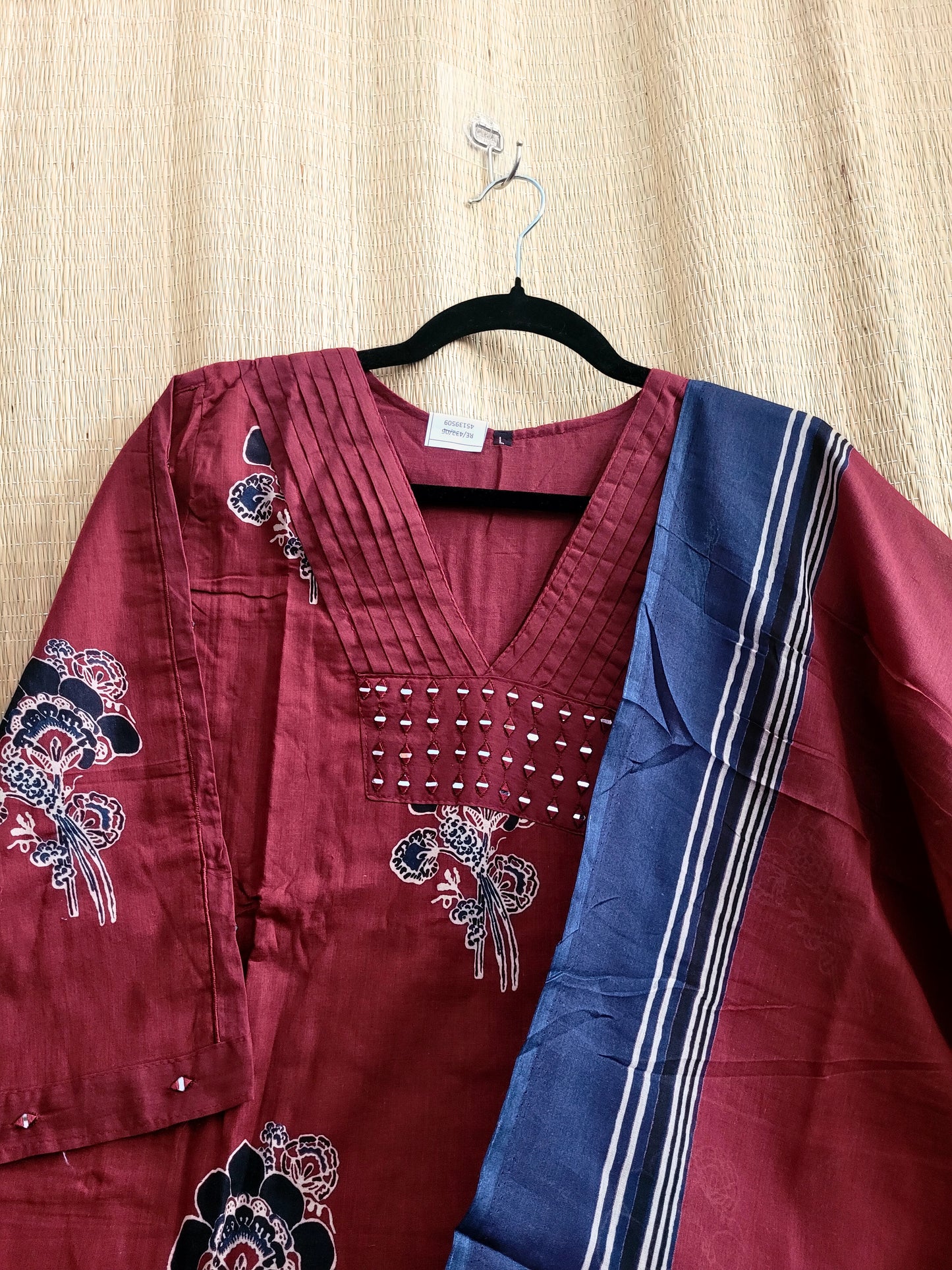 Ajrakh Block Printed Salwar Suit