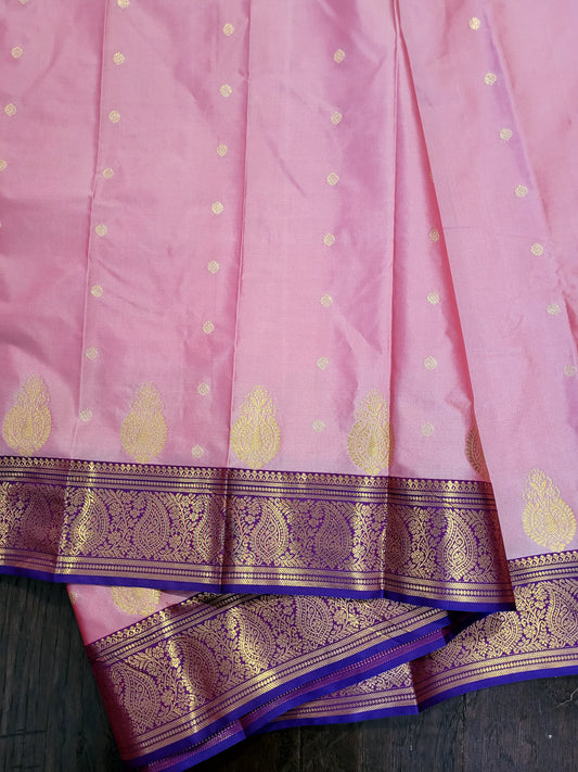 Semi Kanchipuram Handloom Silk Saree