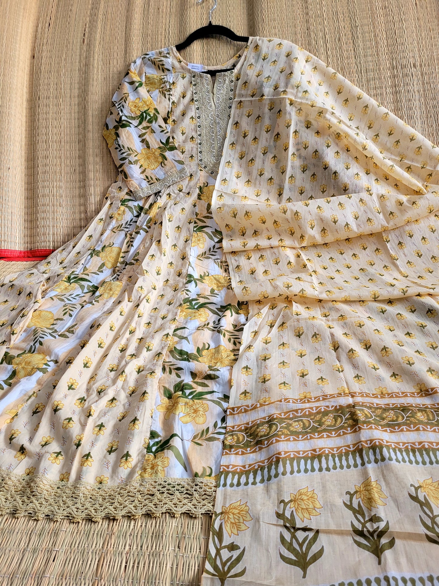 Cotton Printed Anarkali Suit