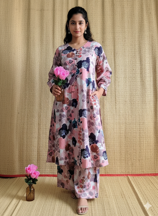 Cotton Printed Co-ord Set