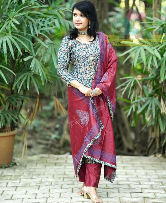 Salwar Suit With Dupatta