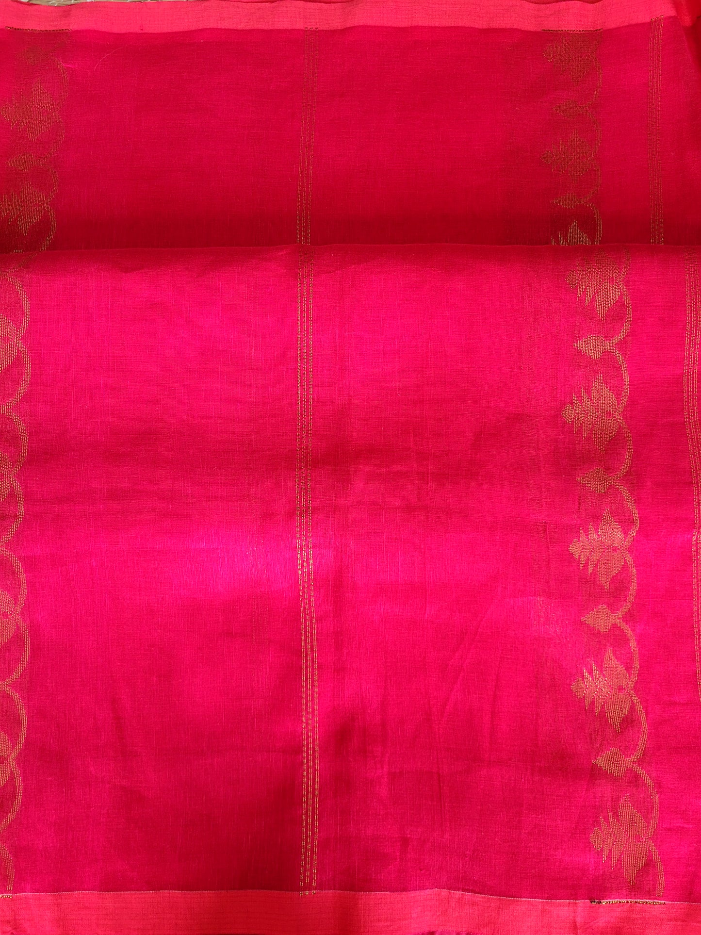 Khadi Linen Banarasi Saree
