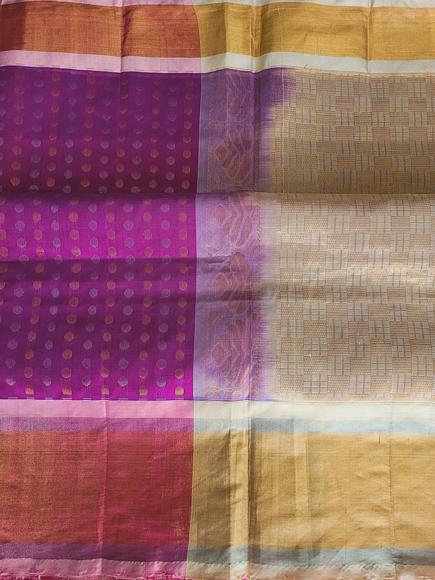 Chanderi Kuppadam Handloom Silk Saree