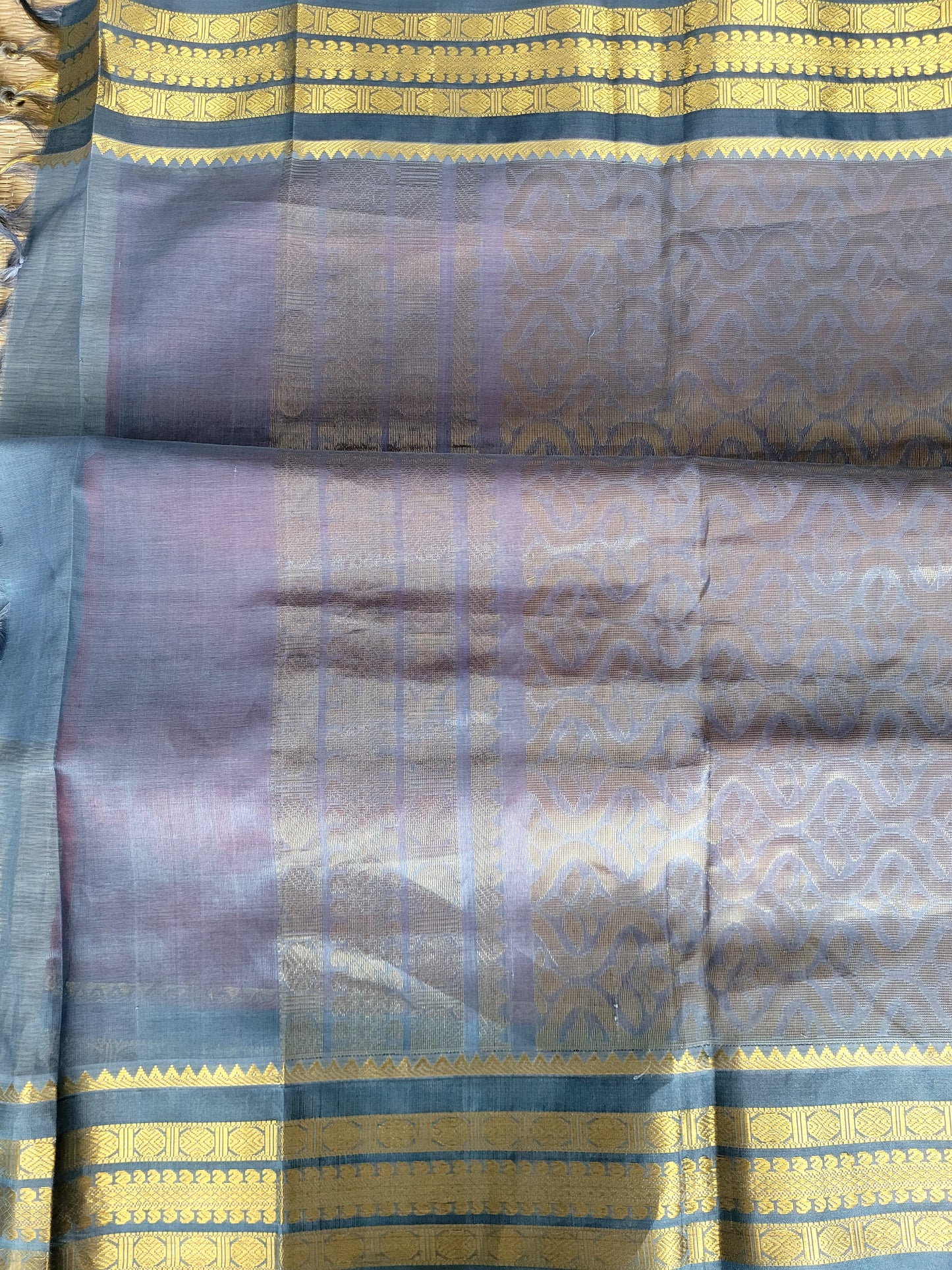 Pure Kanjivaram Sico Saree With Blouse