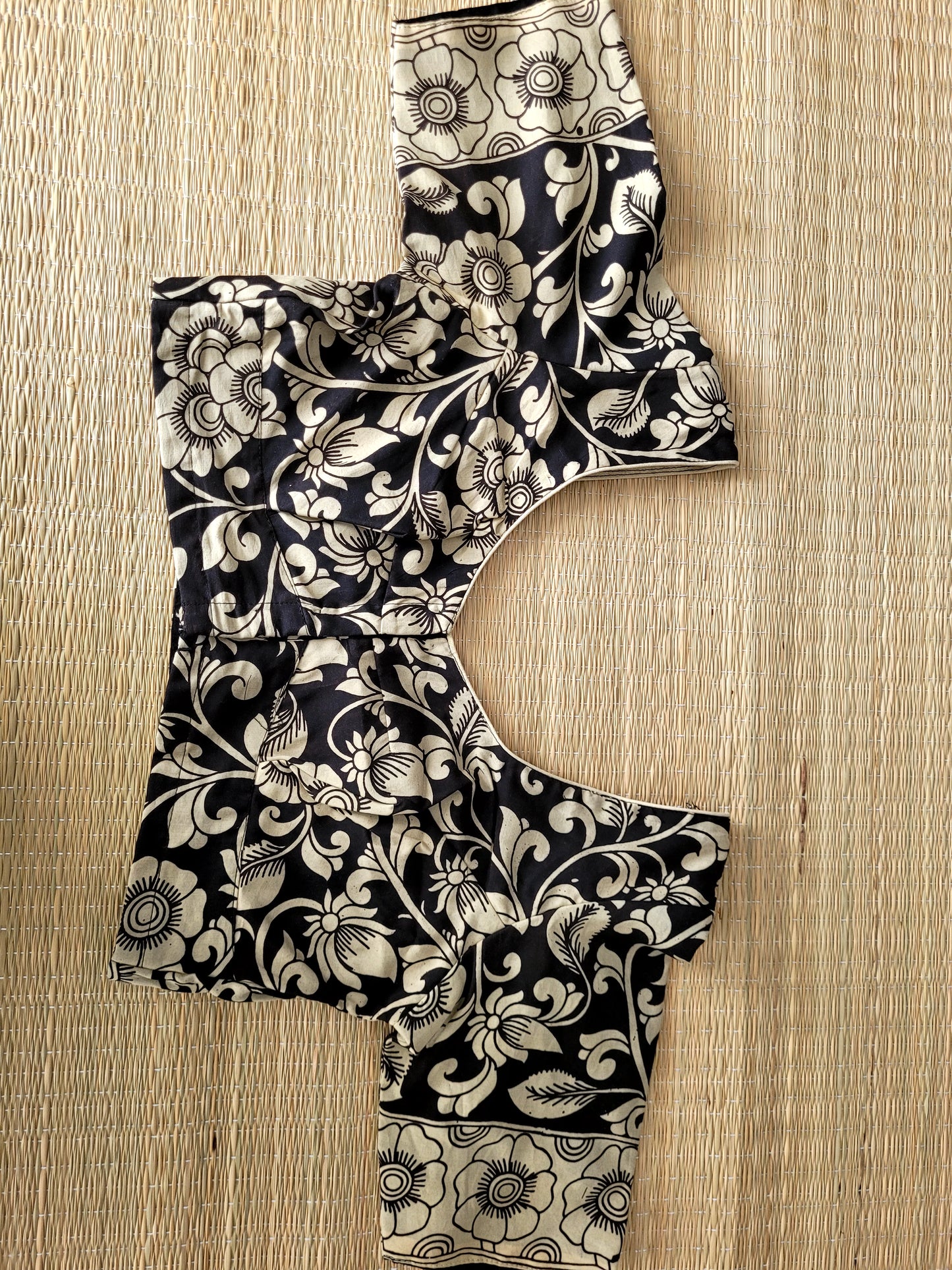 Pen Kalamkari On Chennuri Silk Saree