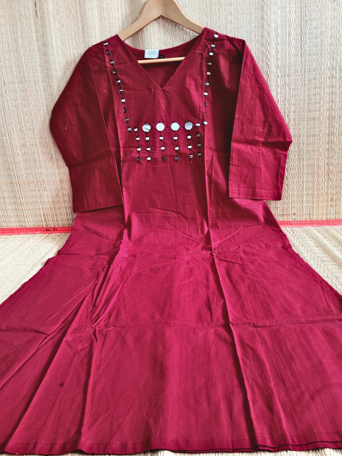 Cotton Embroidery Co-ord Set