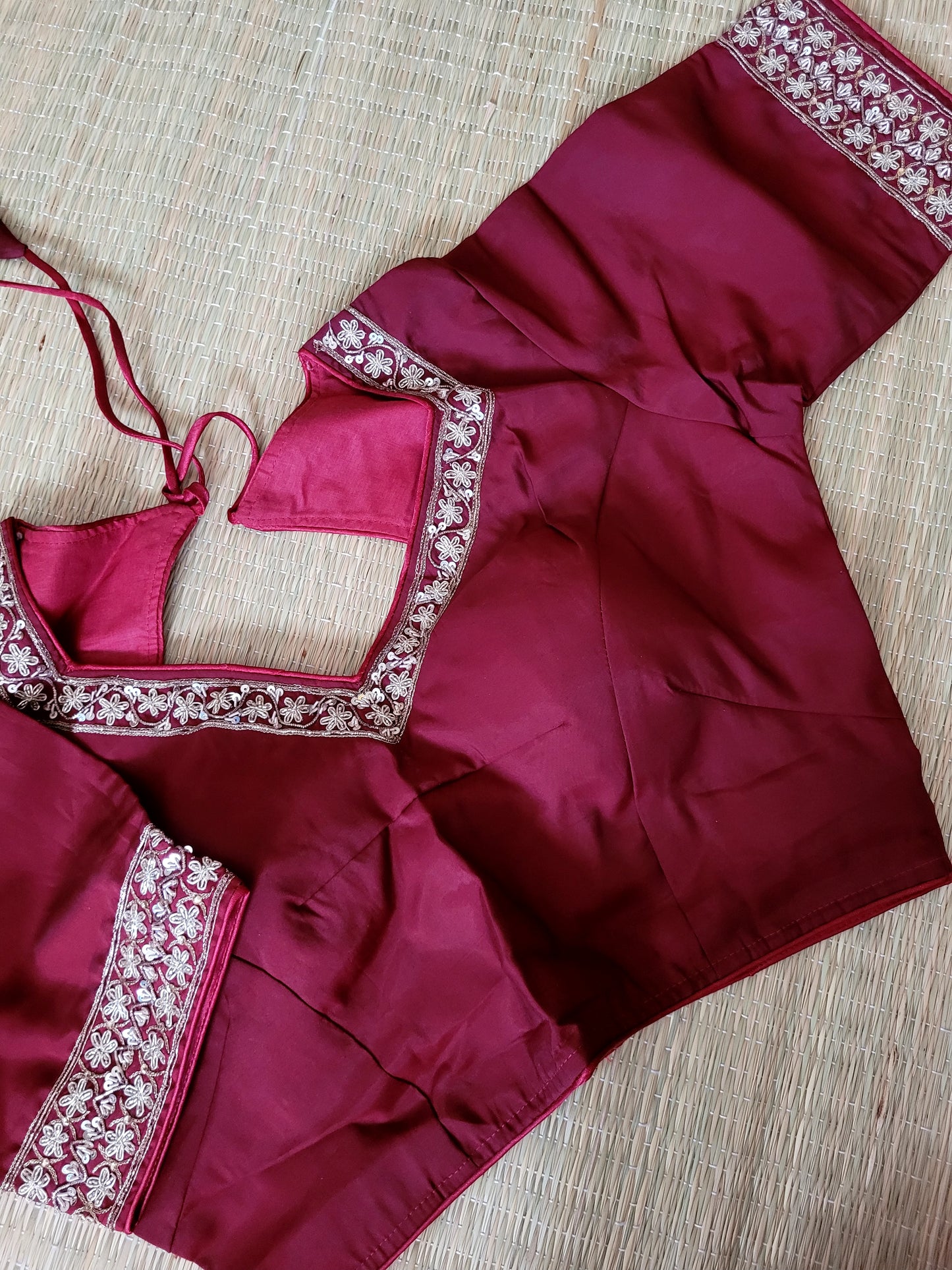 Roman Silk Zardosi Work Blouse