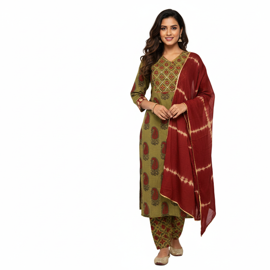 Salwar Suit With Dupatta