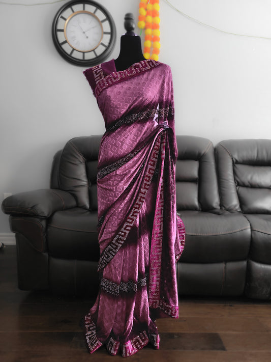 Velvet Brasso Saree