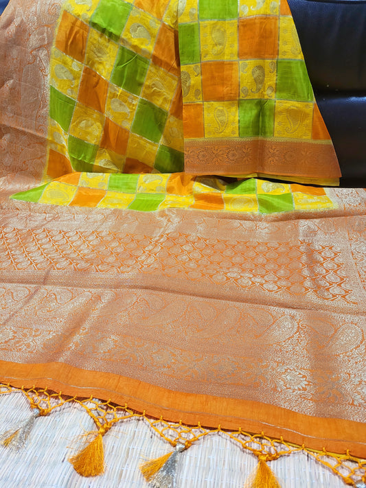 Banaras Rankat Soft Silk Saree