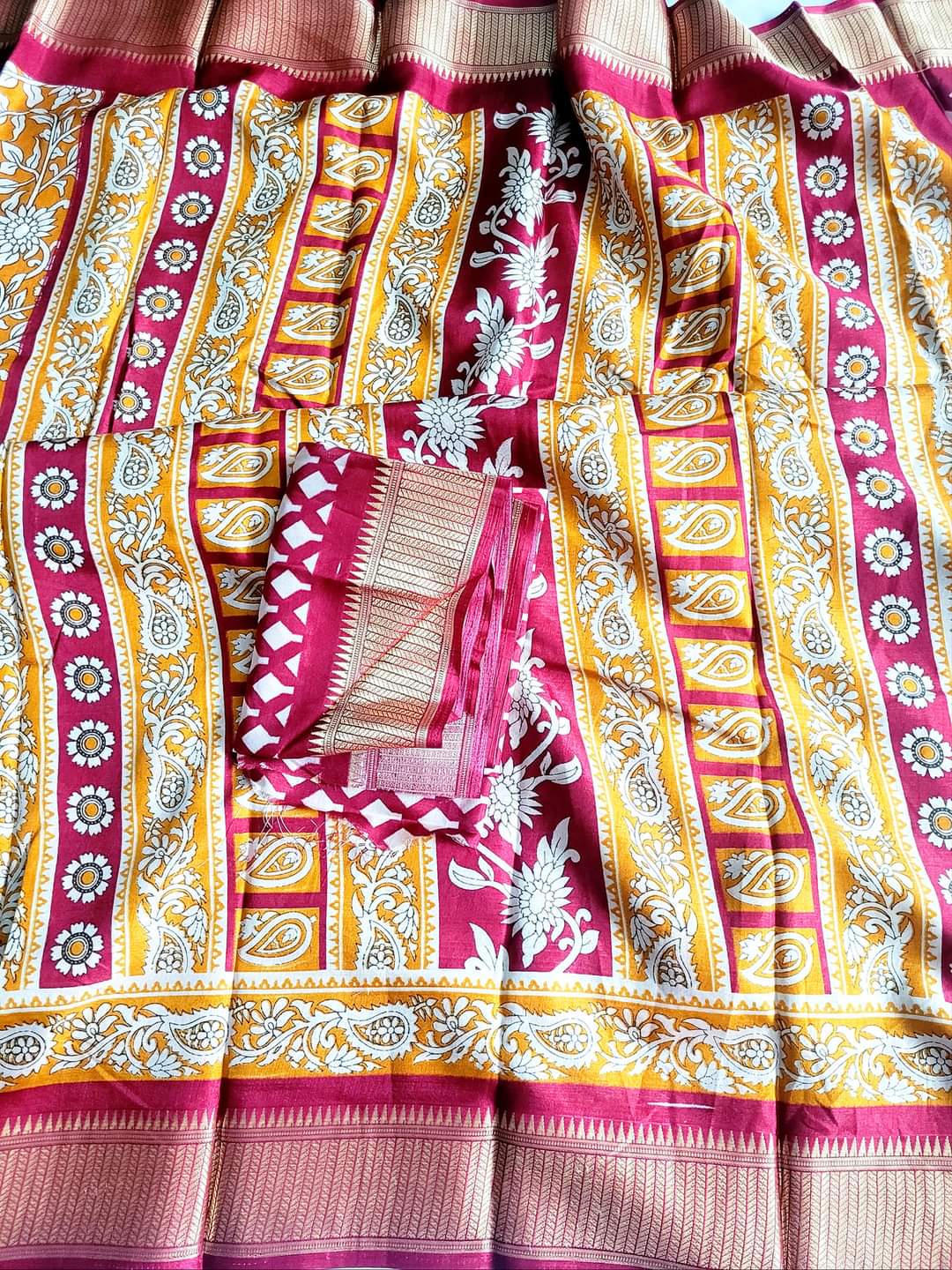 Semi Crepe Silk Saree