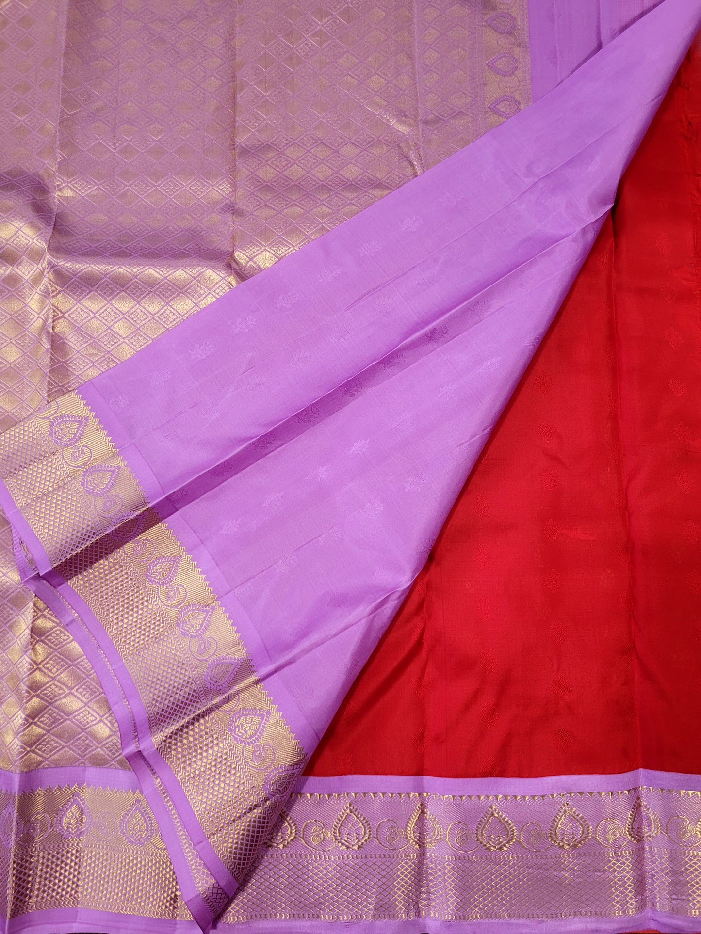 Pure Korvai Kanchipuram Handloom Silk Saree