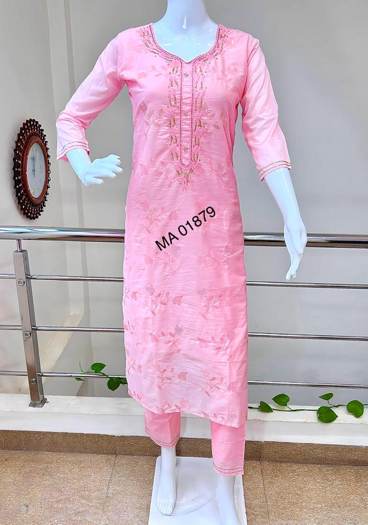 Salwar Suit With Chiffon Dupatta
