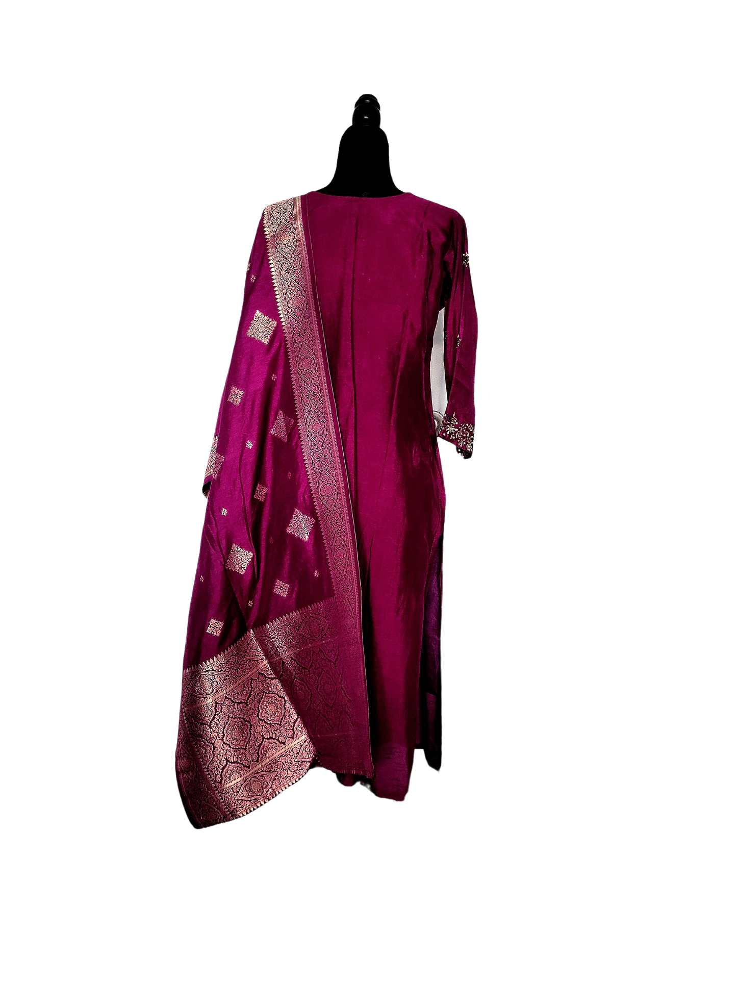 Salwar Suit With Organza Dupatta