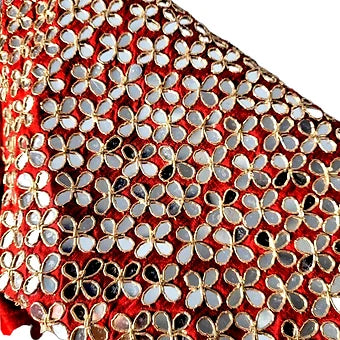 Raw Silk Hand-Work Blouse