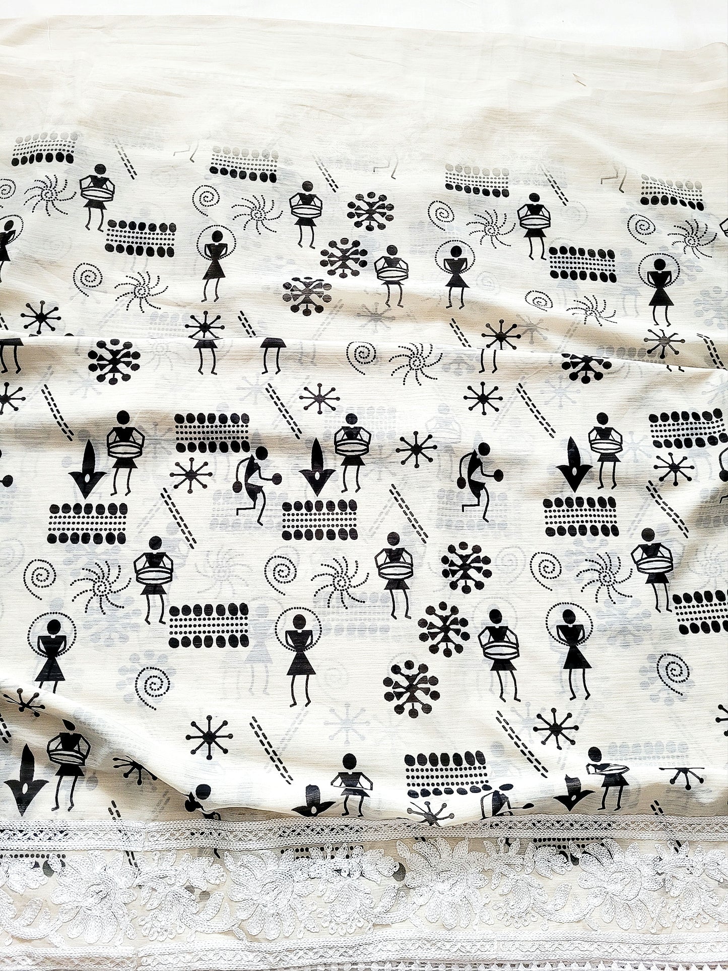 Georgette Printed Embroidery Saree