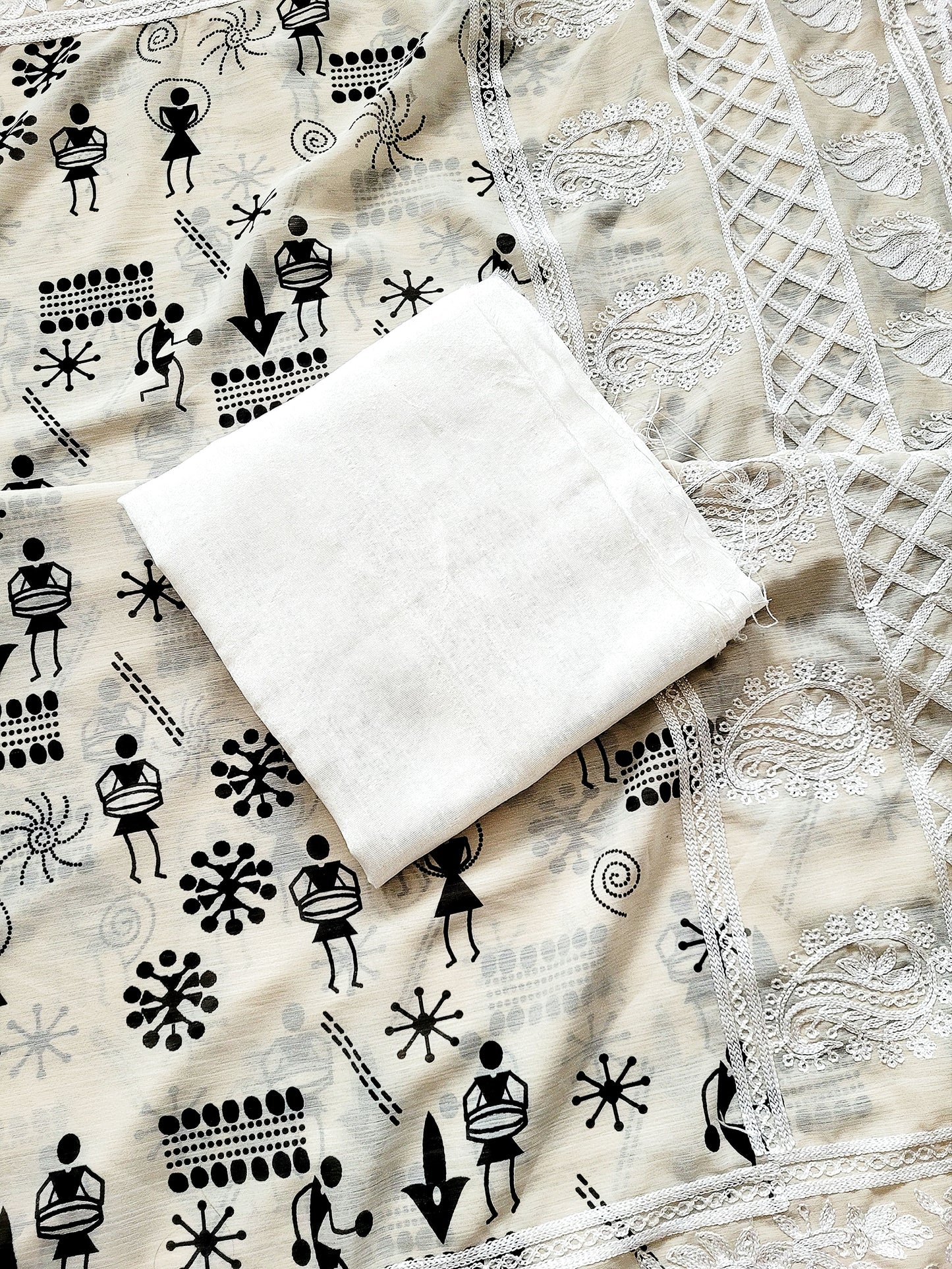 Georgette Printed Embroidery Saree