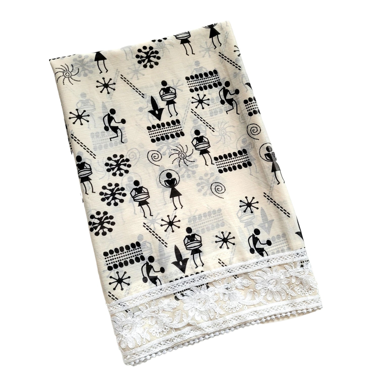 Georgette Printed Embroidery Saree