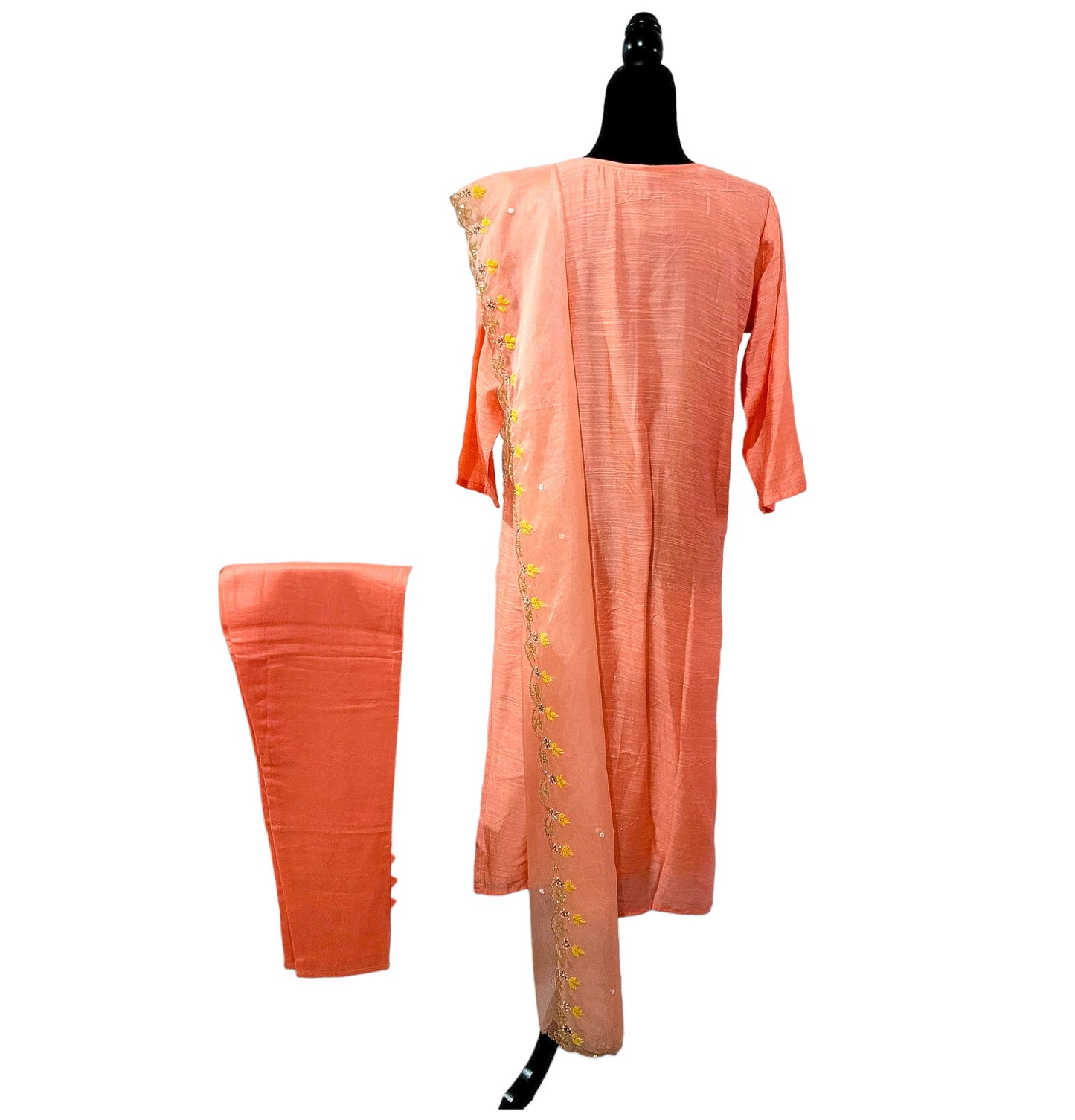 Salwar Suit With Organza Dupatta