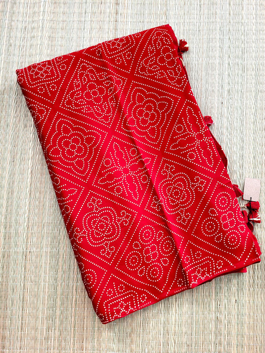 Modal Silk Bandhani Saree
