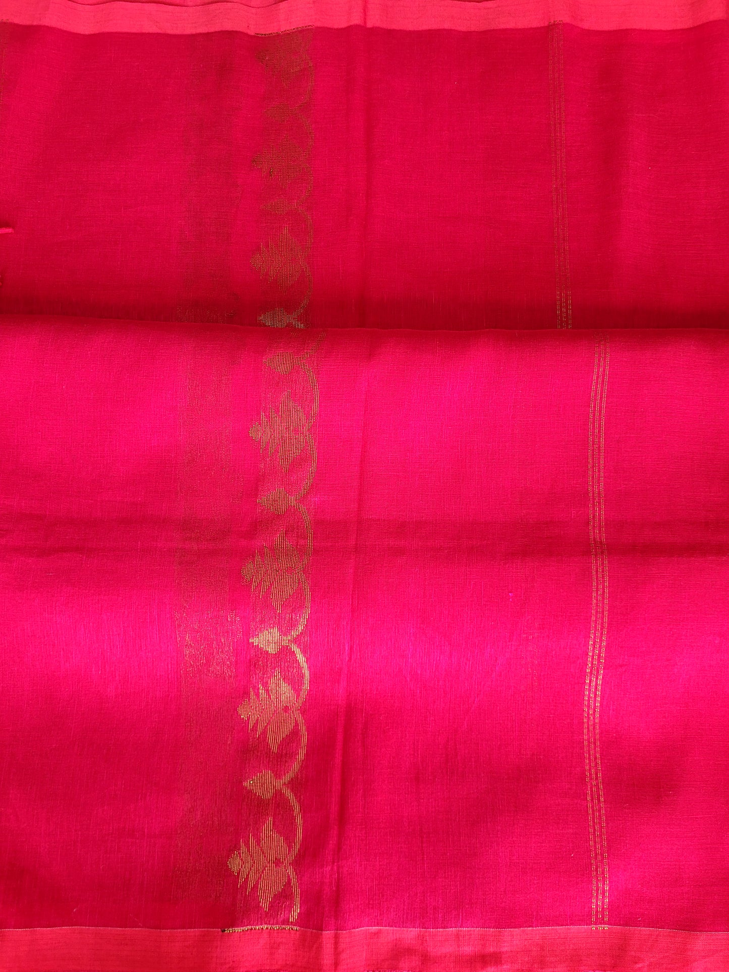 Khadi Linen Banarasi Saree