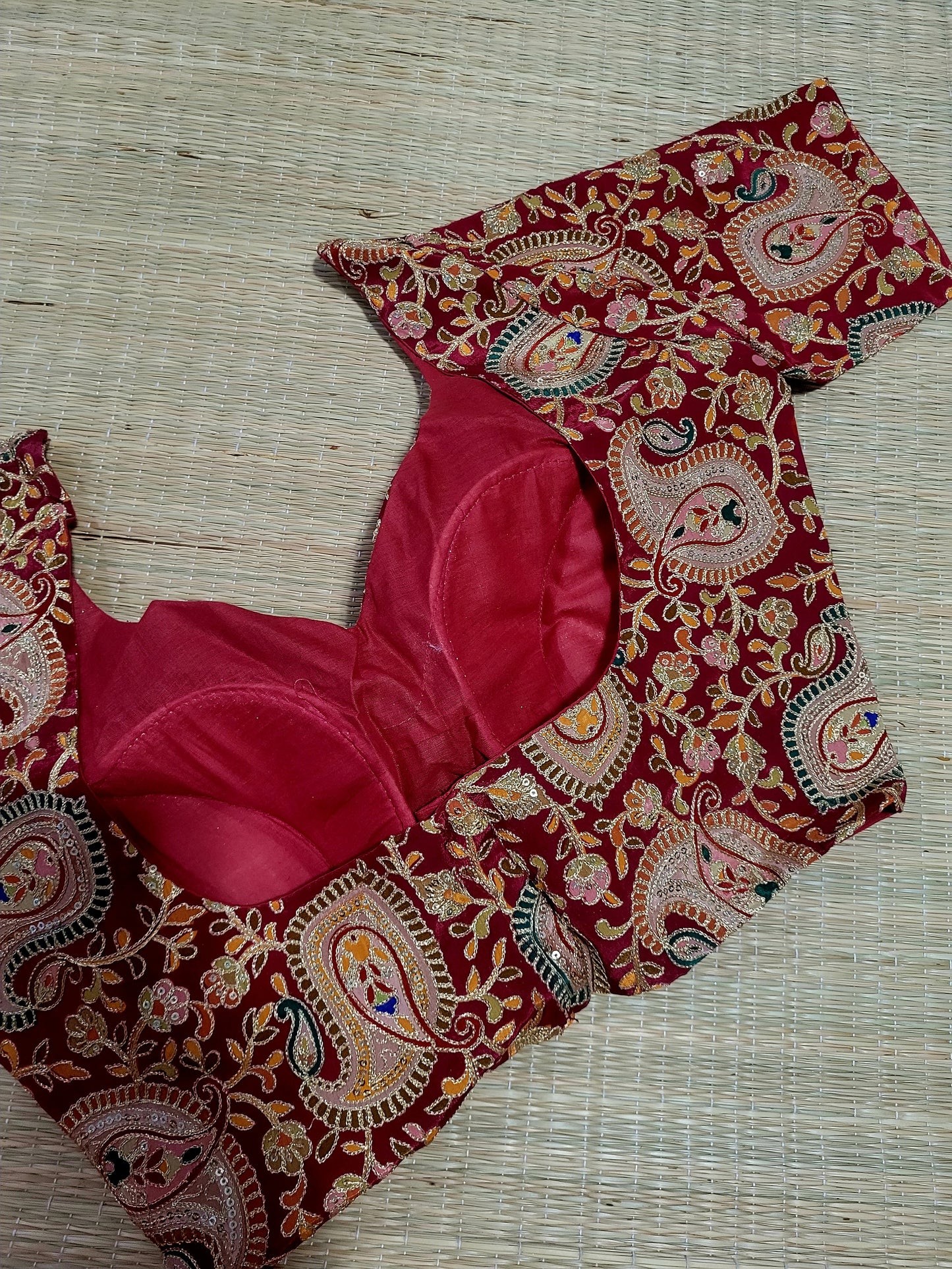 Viscose Chinon Embroidery Blouse